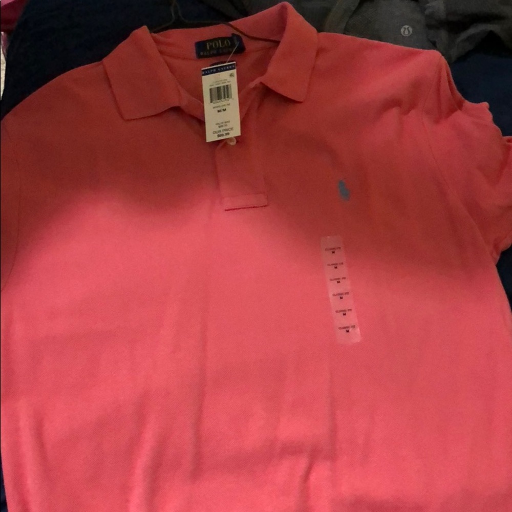 Salmon Ralph Lauren men’s polo shirt